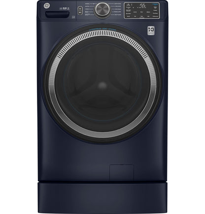 GE APPLIANCES GFW550SPRRS GE® ENERGY STAR® 4.8 cu. ft. Capacity Smart Front Load Washer with UltraFresh Vent System with OdorBlock™ and Sanitize w/Oxi Blue - GFW550SPRRS