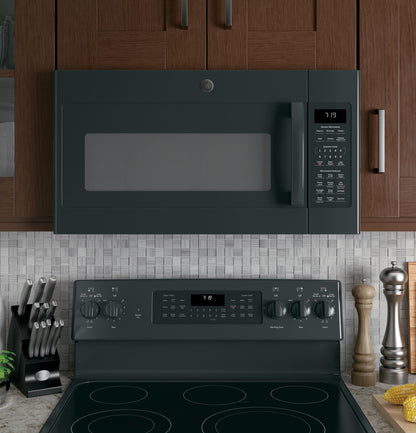GE APPLIANCES 1.9 Cu. Ft. Over-the-Range Sensor Microwave Oven Black - JVM7195DKBB