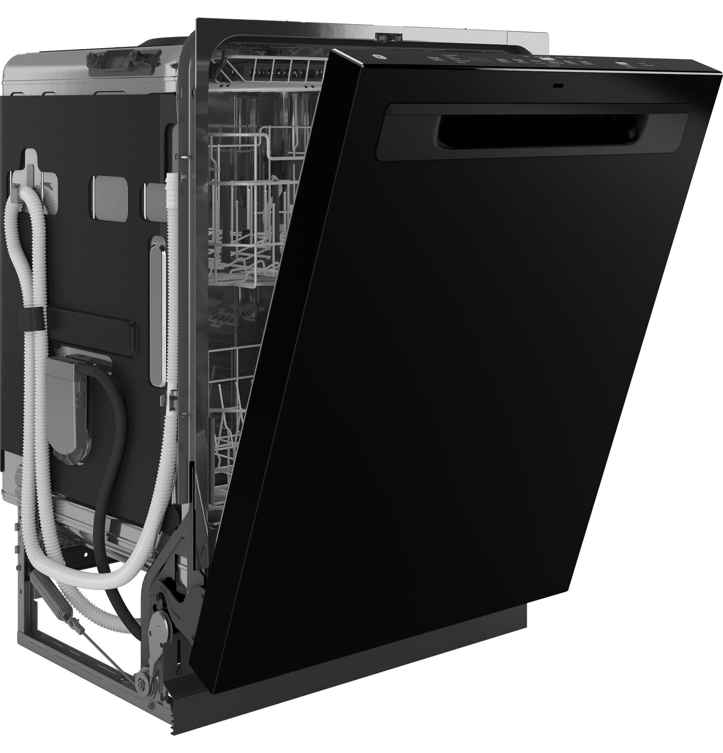 GE APPLIANCES GDP670SGVBB GEENERGY STARTop Control with in Stainless Steel Interior Dishwasher with Sanitize Cycle Black - GDP670SGVBB
