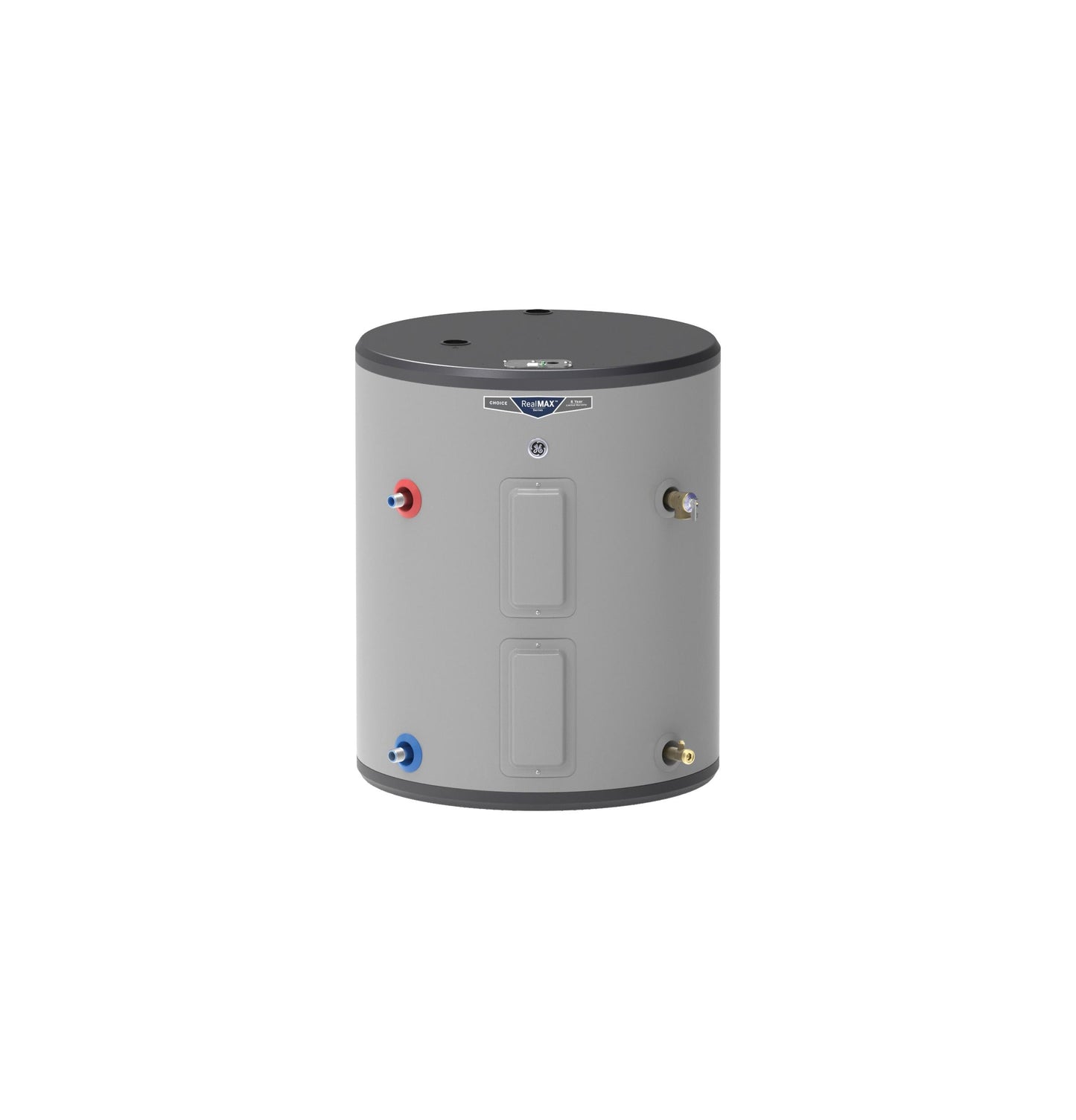 GE APPLIANCES 36 Gallon Side Port Lowboy Electric Water Heater Gray - GE40L08BSM