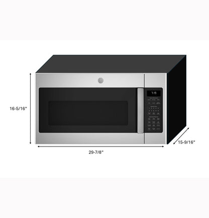 GE APPLIANCES JVM7195SKSS GE® 1.9 Cu. Ft. Over-the-Range Sensor Microwave Oven in Stainless Steel - JVM7195SKSS
