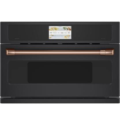 CAFE 30" Custom Speed Cook Oven with 120V Advantium Technology Black - CSB913P3VD1