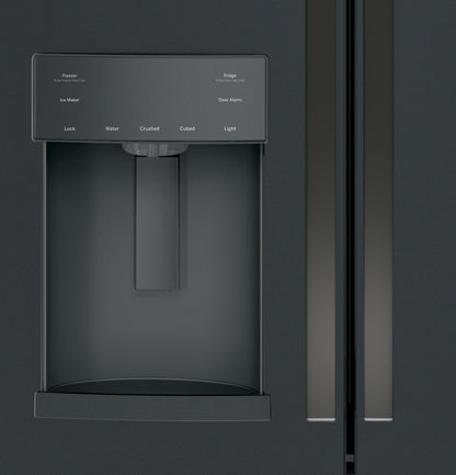 GE APPLIANCES GFE28GELDS GE® ENERGY STAR® 27.7 Cu. Ft. French-Door Refrigerator Black Slate - GFE28GELDS