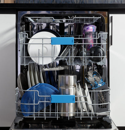 GE APPLIANCES PDP715SYVFS GE Profile™ ENERGY STAR® Fingerprint Resistant Top Control Stainless Interior Dishwasher with Microban™ Antimicrobial Technology in Stainless Steel - PDP715SYVFS