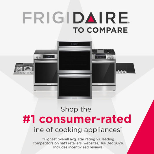 FRIGIDAIRE GCWG2438AB 24" Single Gas Wall Oven with Air Fry Black - GCWG2438AB