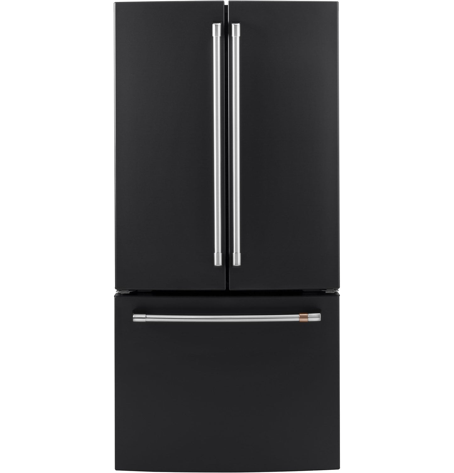 CAFE CWE19SP3ND1 CAFE ENERGY STAR 18.6 Cu. Ft. Counter-Depth French-Door Refrigerator Black - CWE19SP3ND1