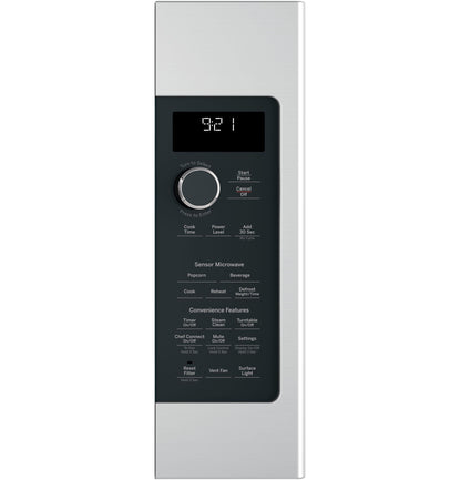 GE APPLIANCES Profile 2.1 Cu. Ft. Over-the-Range Sensor Microwave Oven in Stainless Steel - PVM9215SKSS