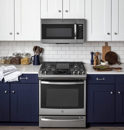 GE APPLIANCES JVM7195SKSS GE® 1.9 Cu. Ft. Over-the-Range Sensor Microwave Oven in Stainless Steel - JVM7195SKSS