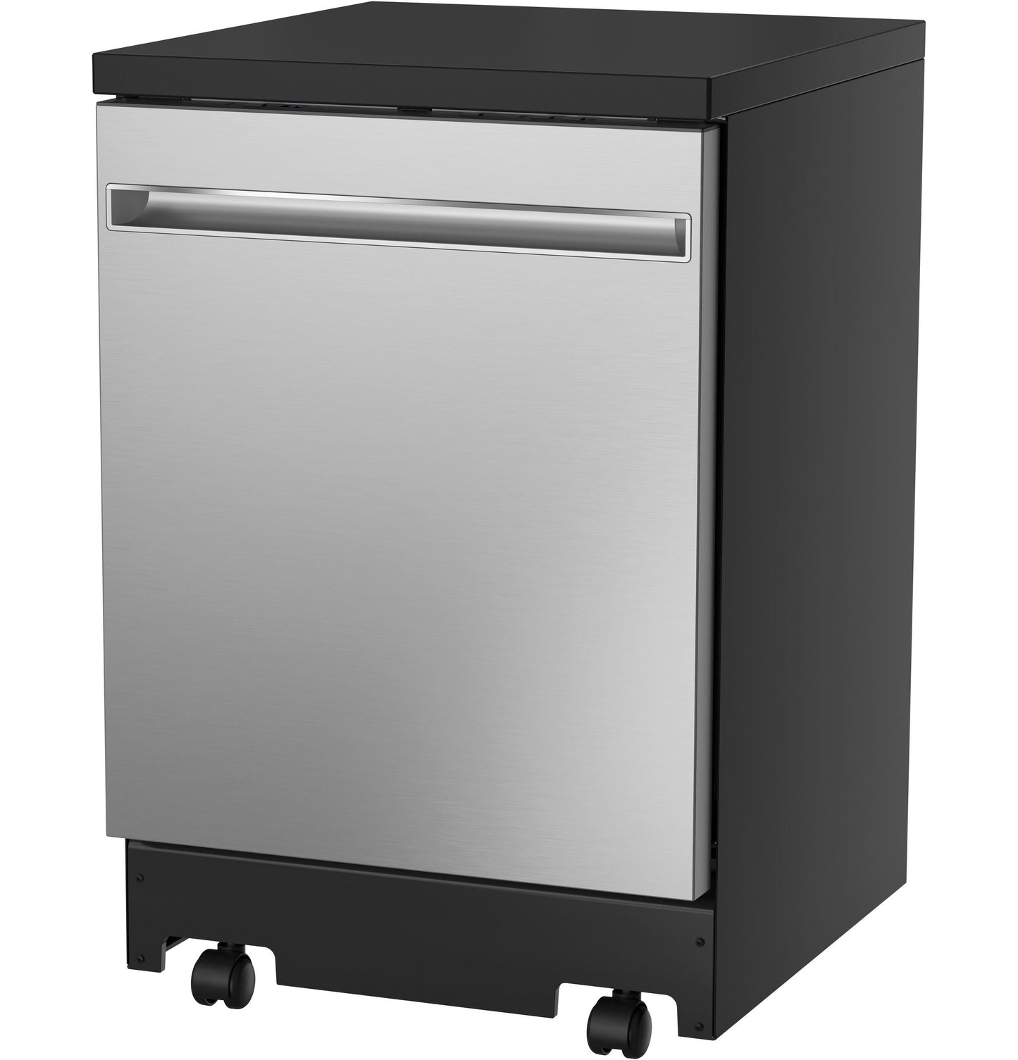 GE APPLIANCES GPT225SSLSS GE ENERGY STAR 24" in Stainless Steel Interior Portable Dishwasher with Sanitize Cycle in Stainless Steel - GPT225SSLSS