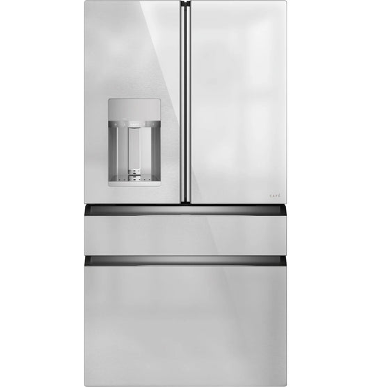 CAFE CAFéENERGY STAR 22.1 Cu. Ft. Smart Counter-Depth French-Door Refrigerator with Hot Water Dispenser White -  CYE22TP4MW2
