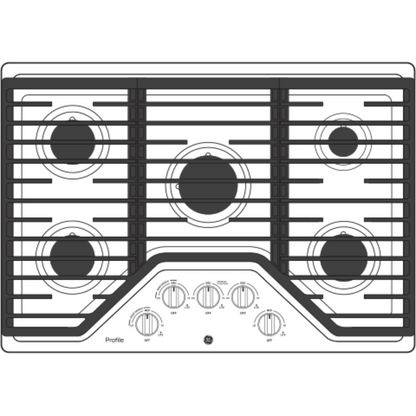 GE APPLIANCES PGP7030SLSS GE Profile™ 30" Built-In Gas Cooktop with 5 Burners in Stainless Steel - PGP7030SLSS