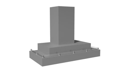 VENTAHOOD 54" Wall Mounted Contemporary Range Hood - CWLH9354