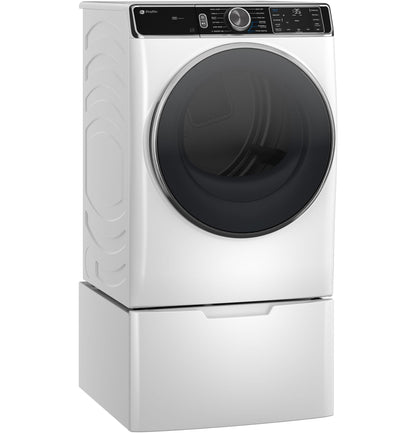 GE APPLIANCES PFD87GSSVWW GE Profile™ 7.8 cu. ft. Capacity Smart Front Load Gas Dryer with Steam and Sanitize Cycle White - PFD87GSSVWW