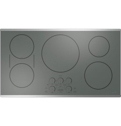 CAFE  Series ENERGY STAR 36" Built-In Touch Control Induction Cooktop in Stainless Steel - CHP90362TSS