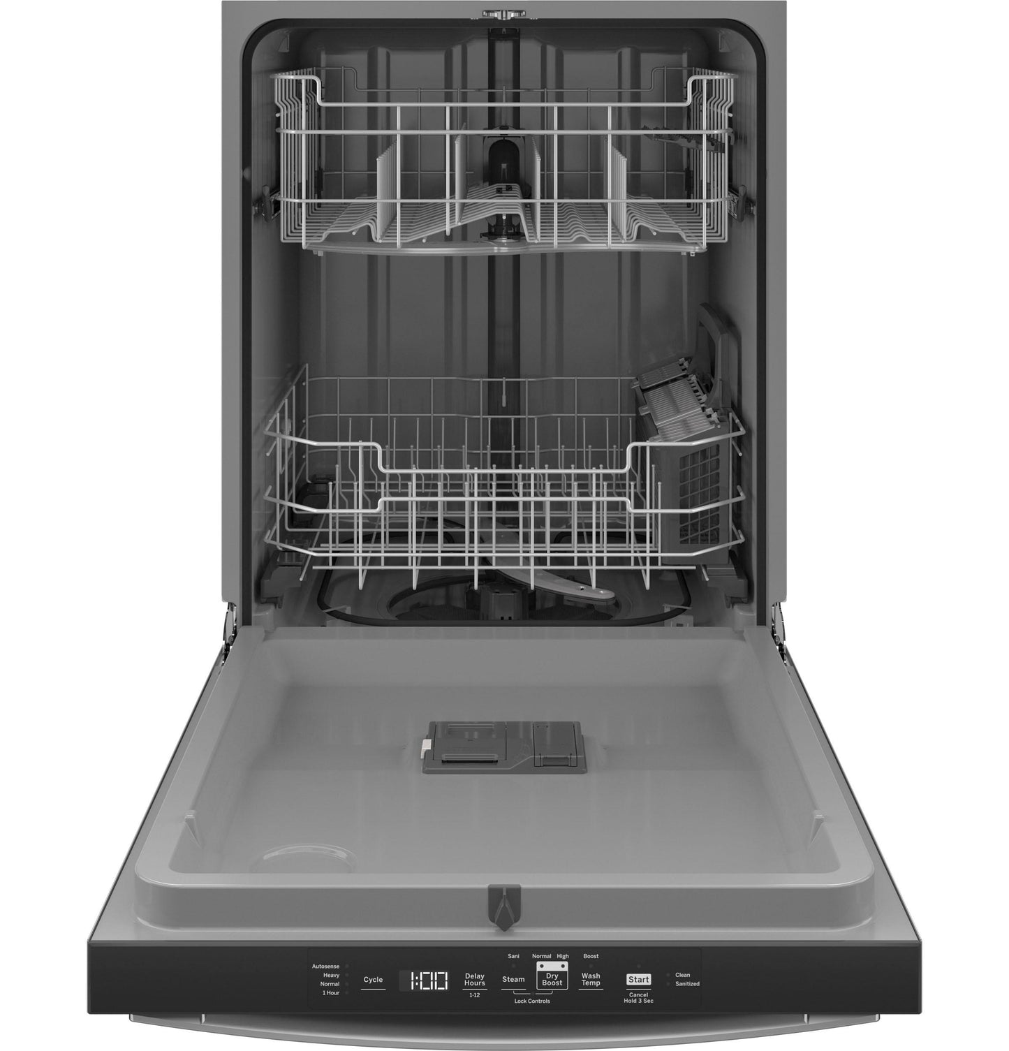 GE APPLIANCES GDT550PYRFS GE ENERGY STAR Top Control with Plastic Interior Dishwasher with Sanitize Cycle & Dry Boost in Stainless Steel - GDT550PYRFS