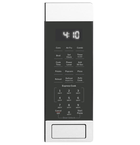 GE APPLIANCES GCST10A1WSS GE® 1.0 Cu. Ft. Capacity Countertop Convection Microwave Oven with Air Fry in Stainless Steel - GCST10A1WSS