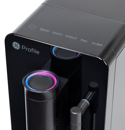 GE APPLIANCES P7CEBBS6RBB GE Profile™ Automatic Espresso Machine + Frother Black - P7CEBBS6RBB