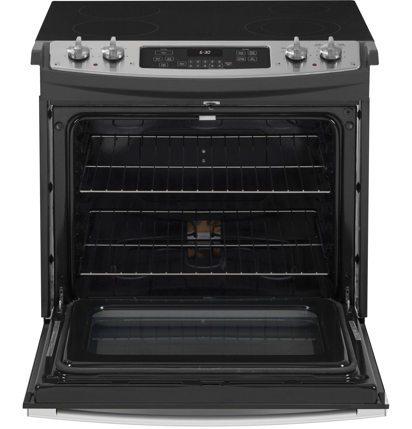 GE APPLIANCES GE 30" Drop-In Electric Range in Stainless Steel - JD630STSS