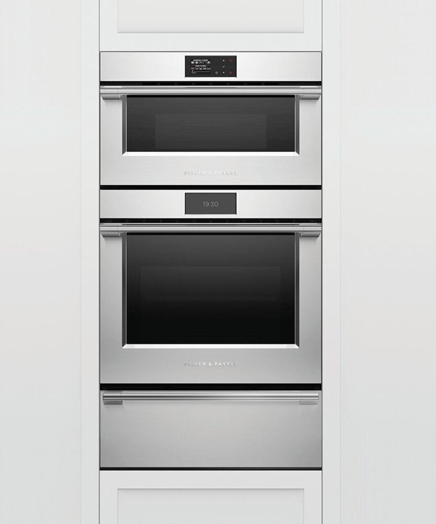 FISHER & PAYKEL OS30NPX1 30" Series 9 Professional Compact Combi-Steam Oven in Stainless Steel - OS30NPX1