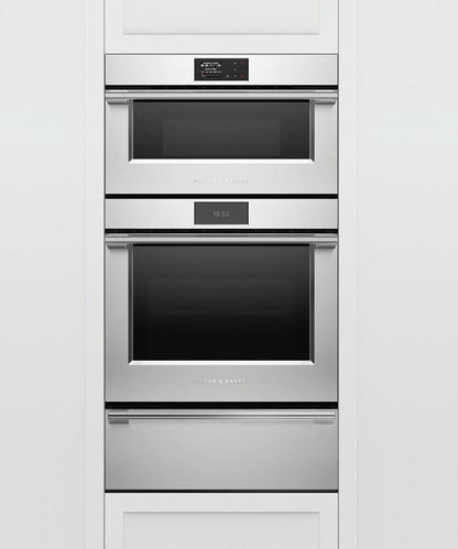 FISHER & PAYKEL OS30NPX1 30" Series 9 Professional Compact Combi-Steam Oven in Stainless Steel - OS30NPX1
