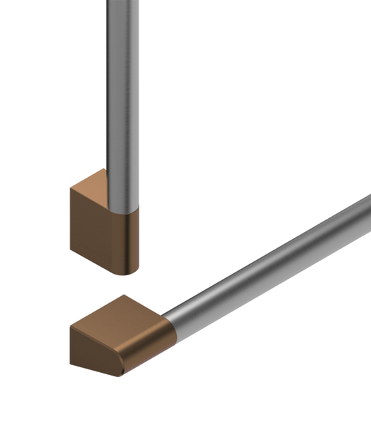 FISHER & PAYKEL AHP3RD3084WDC Professional Round Flush Handle Kit for Integrated Refrigerator Freezer, 30" - AHP3RD3084WDC