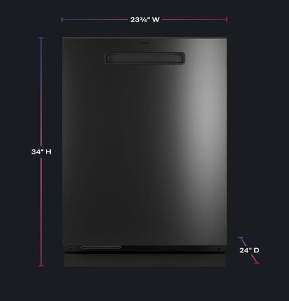 GE APPLIANCES PDP755SBVTS GE Profile™ ENERGY STAR Smart UltraFresh System Dishwasher with Microban™ Antimicrobial Technology with Deep Clean Washing 3rd Rack, 42 dBA Black in Stainless Steel - PDP755SBVTS