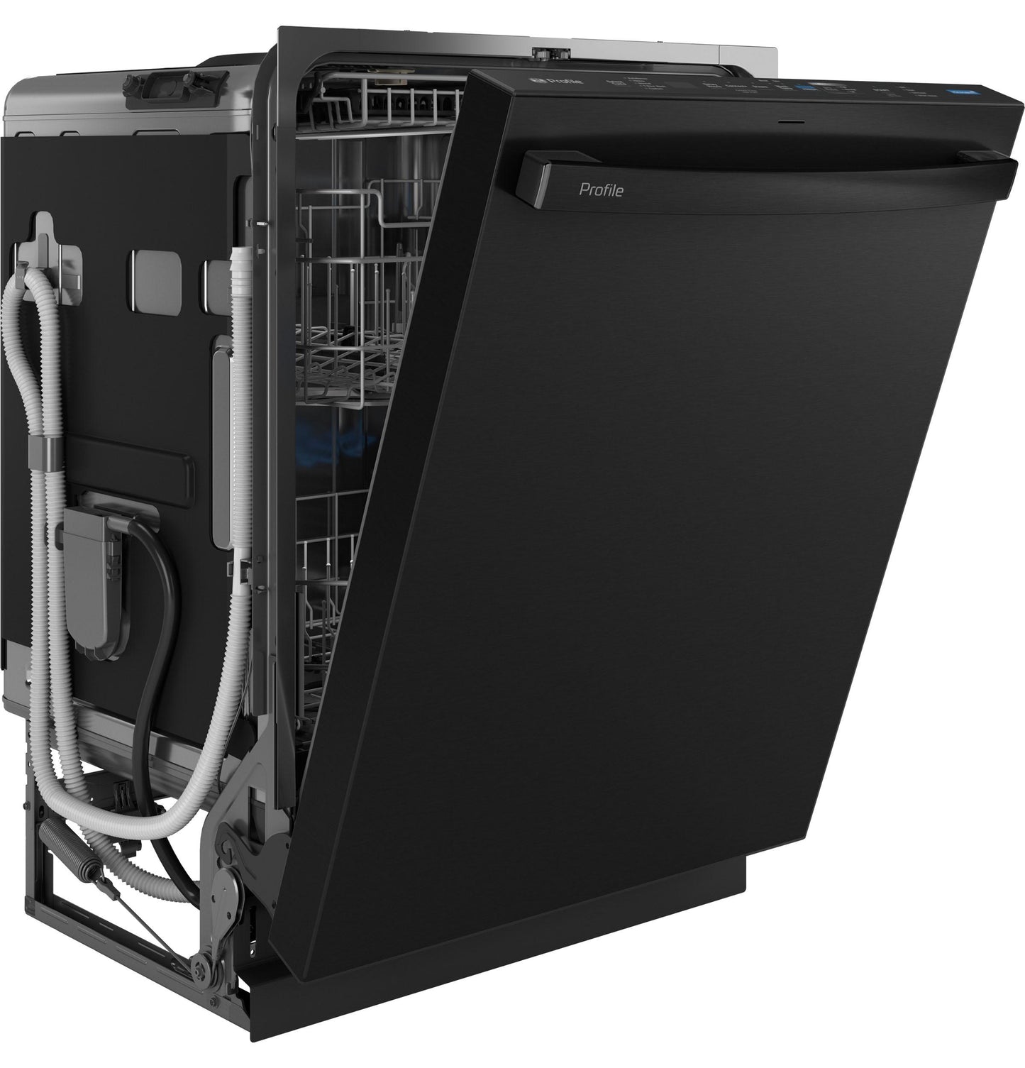 GE APPLIANCES PDT755SBVTS GE Profile™ ENERGY STAR Smart UltraFresh System Dishwasher with Microban™ Antimicrobial Technology with Deep Clean Washing 3rd Rack, 42 dBA Black in Stainless Steel - PDT755SBVTS