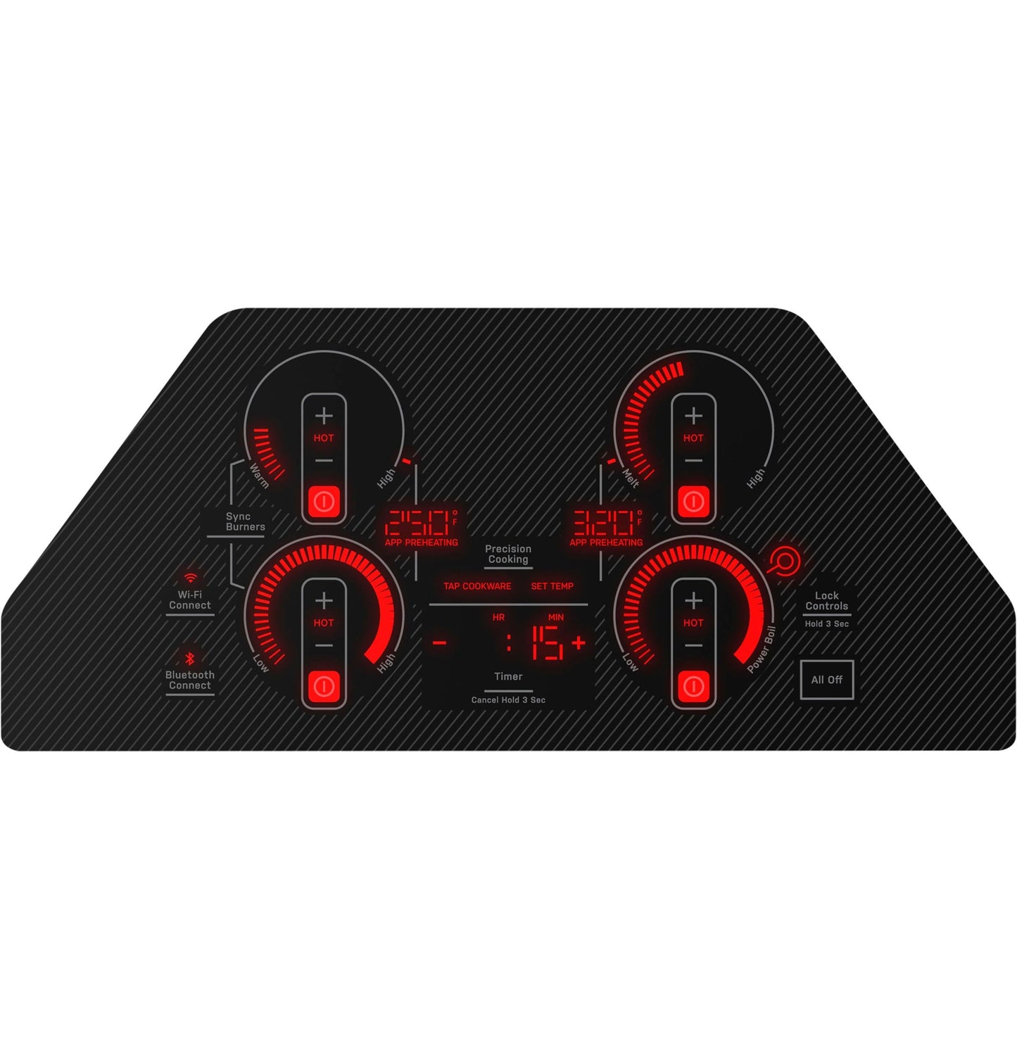 GE APPLIANCES PEP7030DTBB GE Profile™ 30" Built-In Touch Control Electric Cooktop Black - PEP7030DTBB
