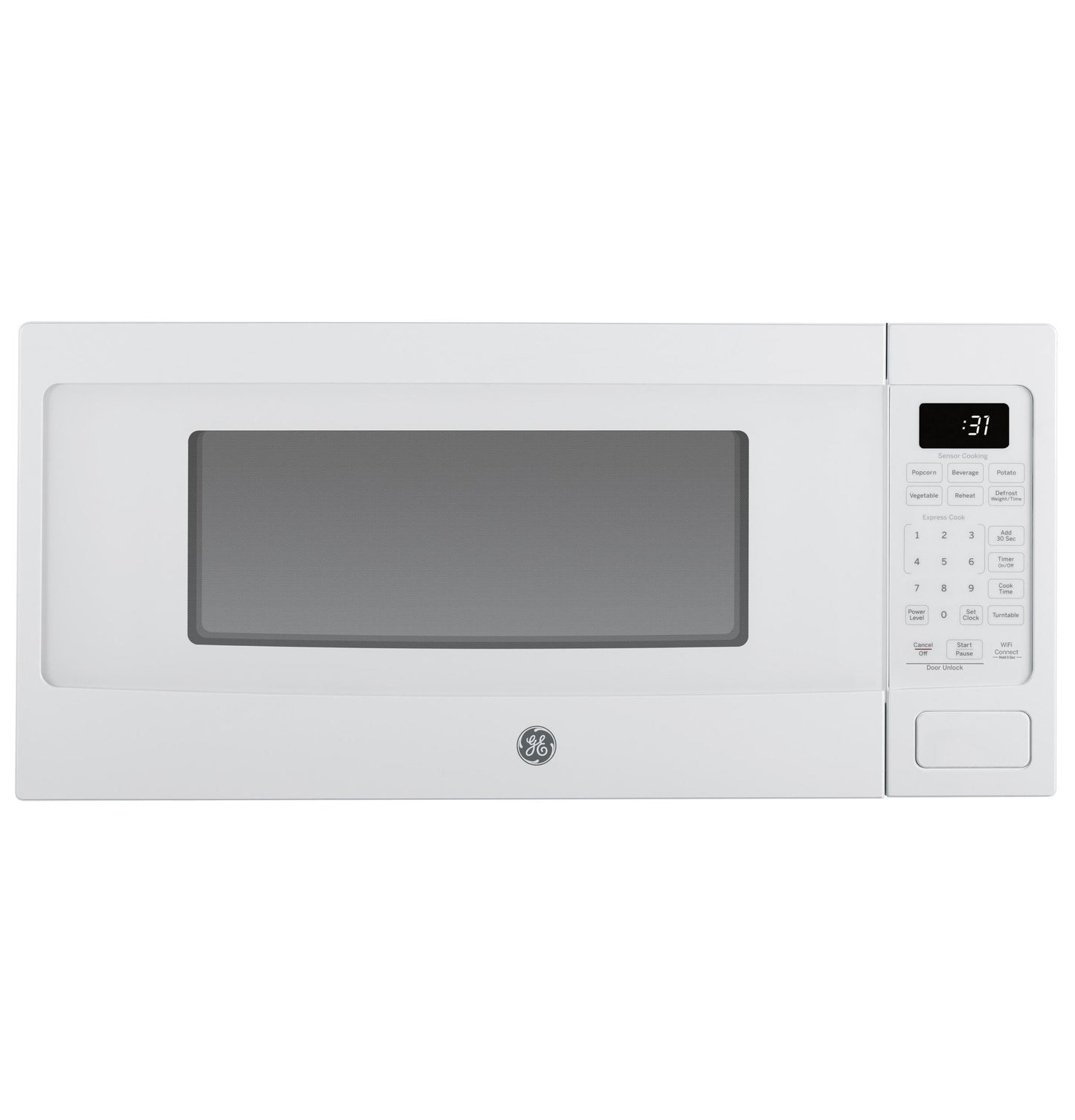 GE APPLIANCES GE Profile 1.1 Cu. Ft. Countertop Microwave Oven White - PCHK11S1WWW