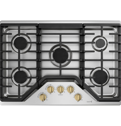 CAFE CGP70302NS1 CAFé™ 30" Gas Cooktop in Stainless Steel - CGP70302NS1