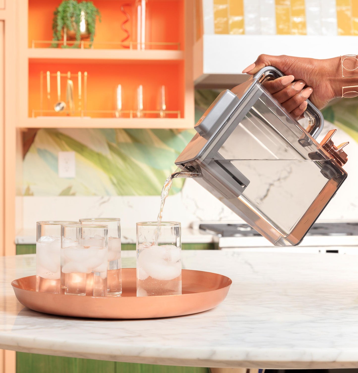 CAFE CJE23DP4WW2 CAFé™ ENERGY STAR® 23.2 Cu. Ft. Smart Counter-Depth 4-Door French-Door Refrigerator With Dual-Dispense AutoFill Pitcher White - CJE23DP4WW2