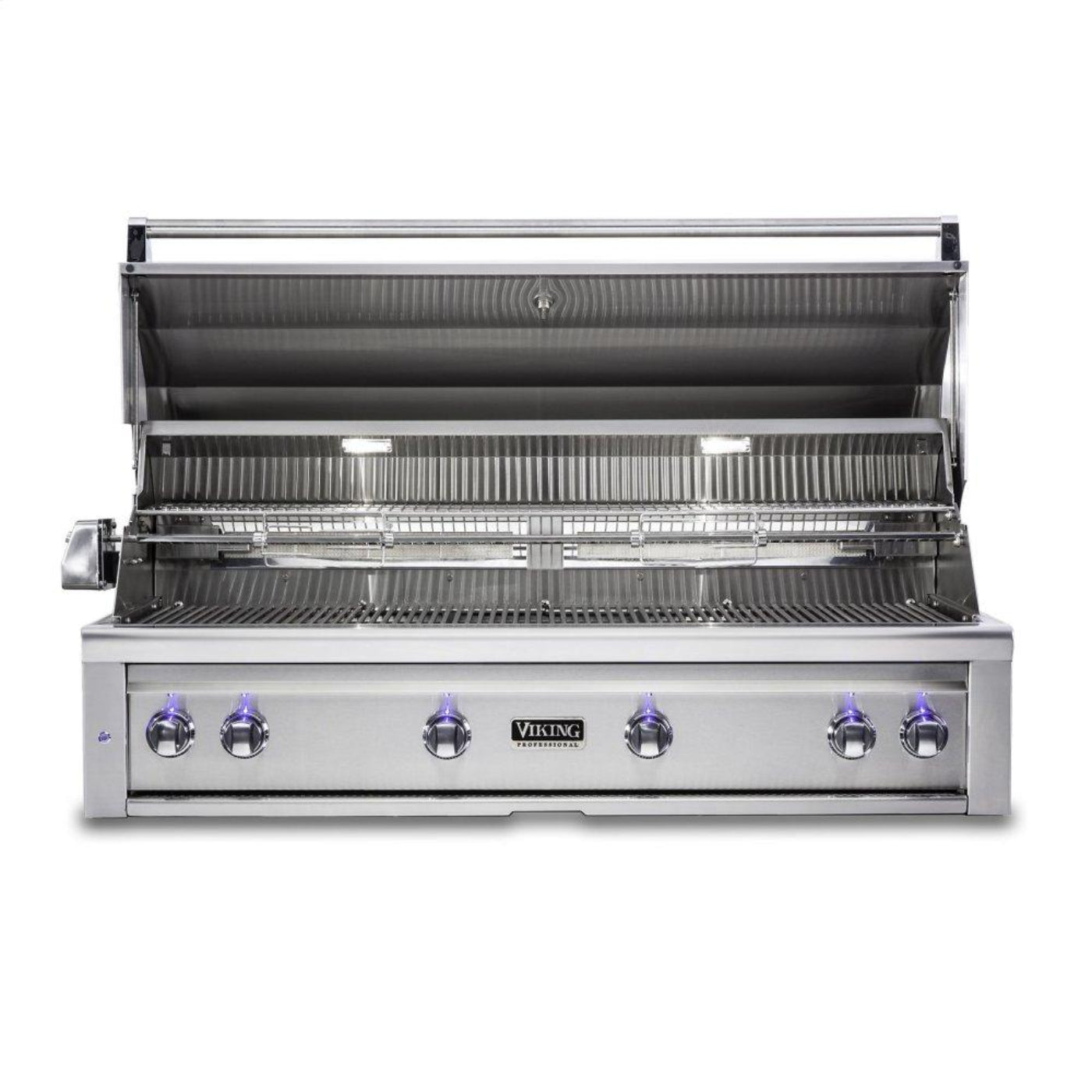 VIKING 54"W. Built-in Grill with ProSear Burner and Rotisserie - in Stainless Steel - VQGI5541LSS