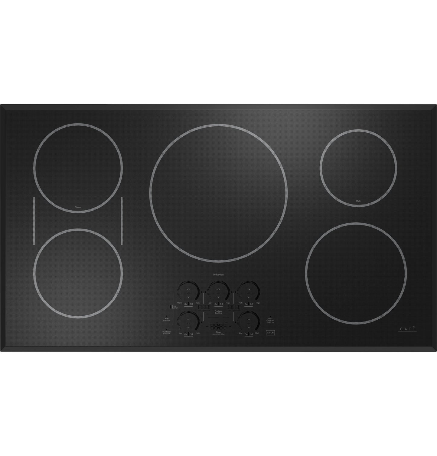 CAFE  Series ENERGY STAR 36" Built-In Touch Control Induction Cooktop Black - CHP90361TBB