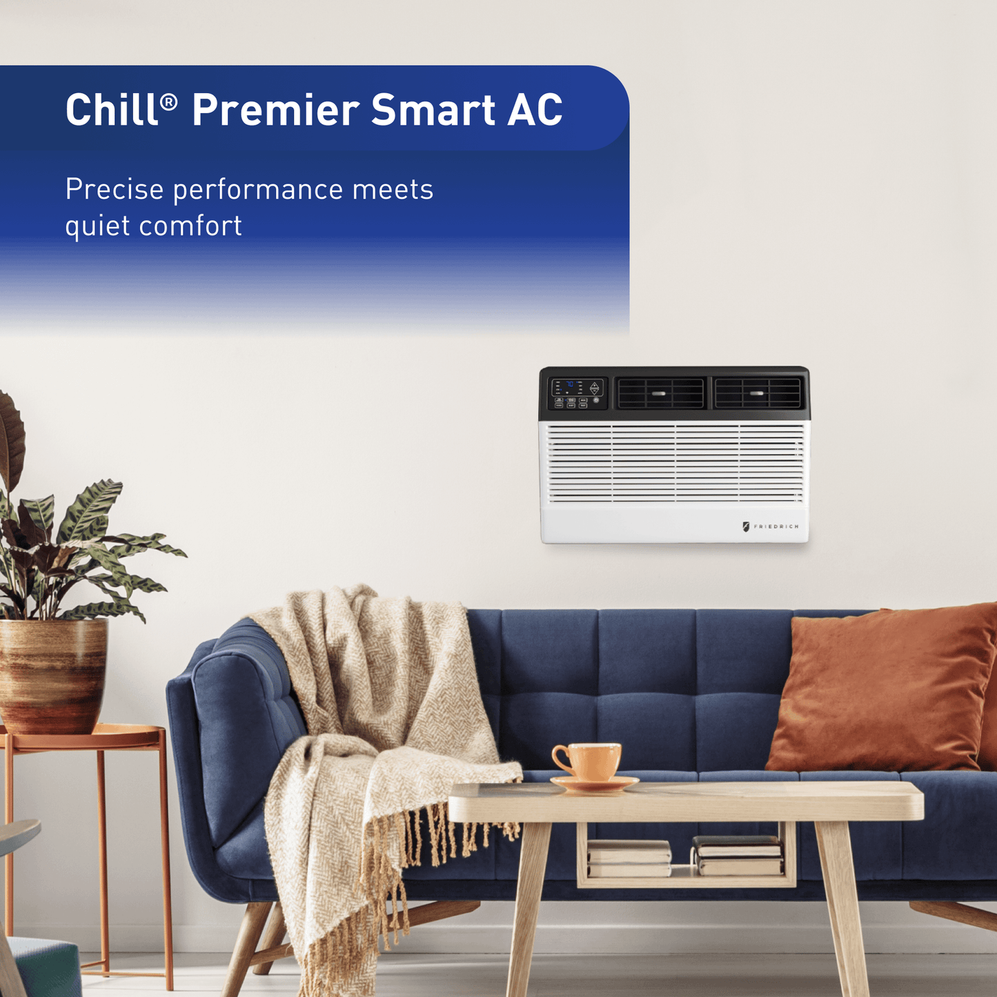 FRIEDRICH CCW06B10C Friedrich Chill Premier 6,000 BTU 115V Smart Window/Wall Air Conditioner - Cool Only