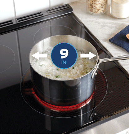 GE APPLIANCES GRS600AVWW GE® ENERGY STAR® 30" Slide-In Electric Convection Range with No Preheat Air Fry and EasyWash™ Oven Tray White - GRS600AVWW