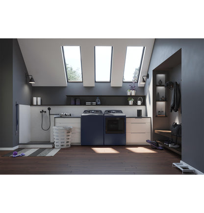 GE APPLIANCES PTW805BPWRS GE Profile™ ENERGY STAR® 5.3 cu. ft. Capacity Washer with Smarter Wash Technology and Adaptive SmartDispense Blue - PTW805BPWRS