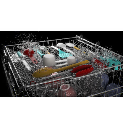 GE APPLIANCES GDP630PYRFS GE® ENERGY STAR® Top Control with Plastic Interior Dishwasher with Sanitize Cycle & Dry Boost in Stainless Steel - GDP630PYRFS