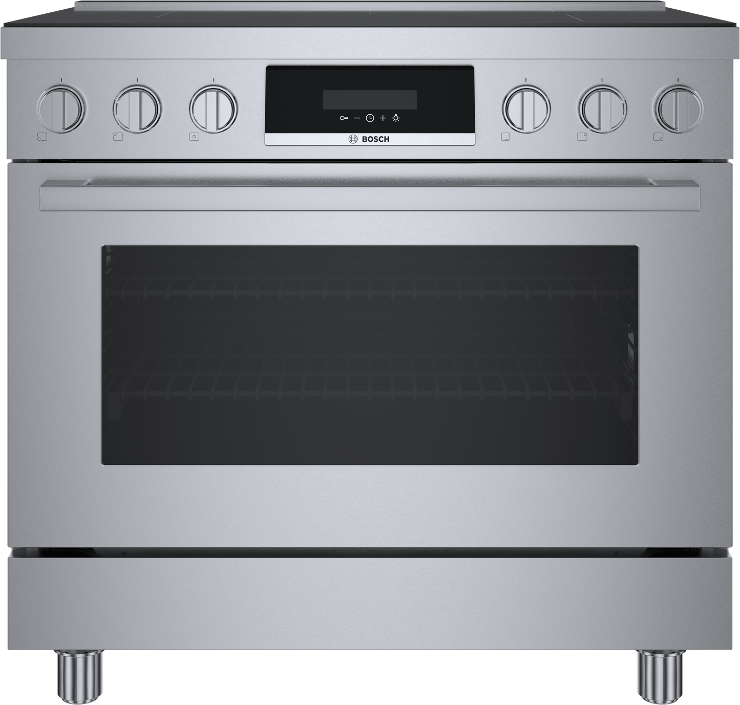 BOSCH HIS8655U 800 Series, Induction freestanding range cooker, 36'' in Stainless Steel - HIS8655U