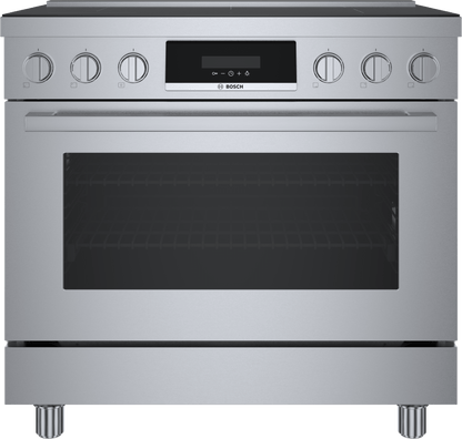 BOSCH HIS8655U 800 Series, Induction freestanding range cooker, 36'' in Stainless Steel - HIS8655U