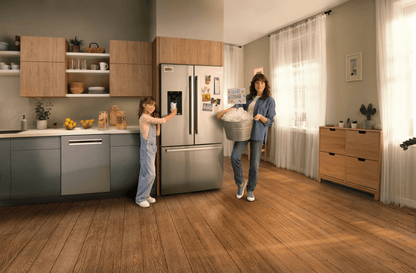 BOSCH B36FD52SNS 500 Series, French Door Bottom freezer, multi door, 36'', Brushed steel (with anti-fingerprint), Total No Frost in Stainless Steel - B36FD52SNS