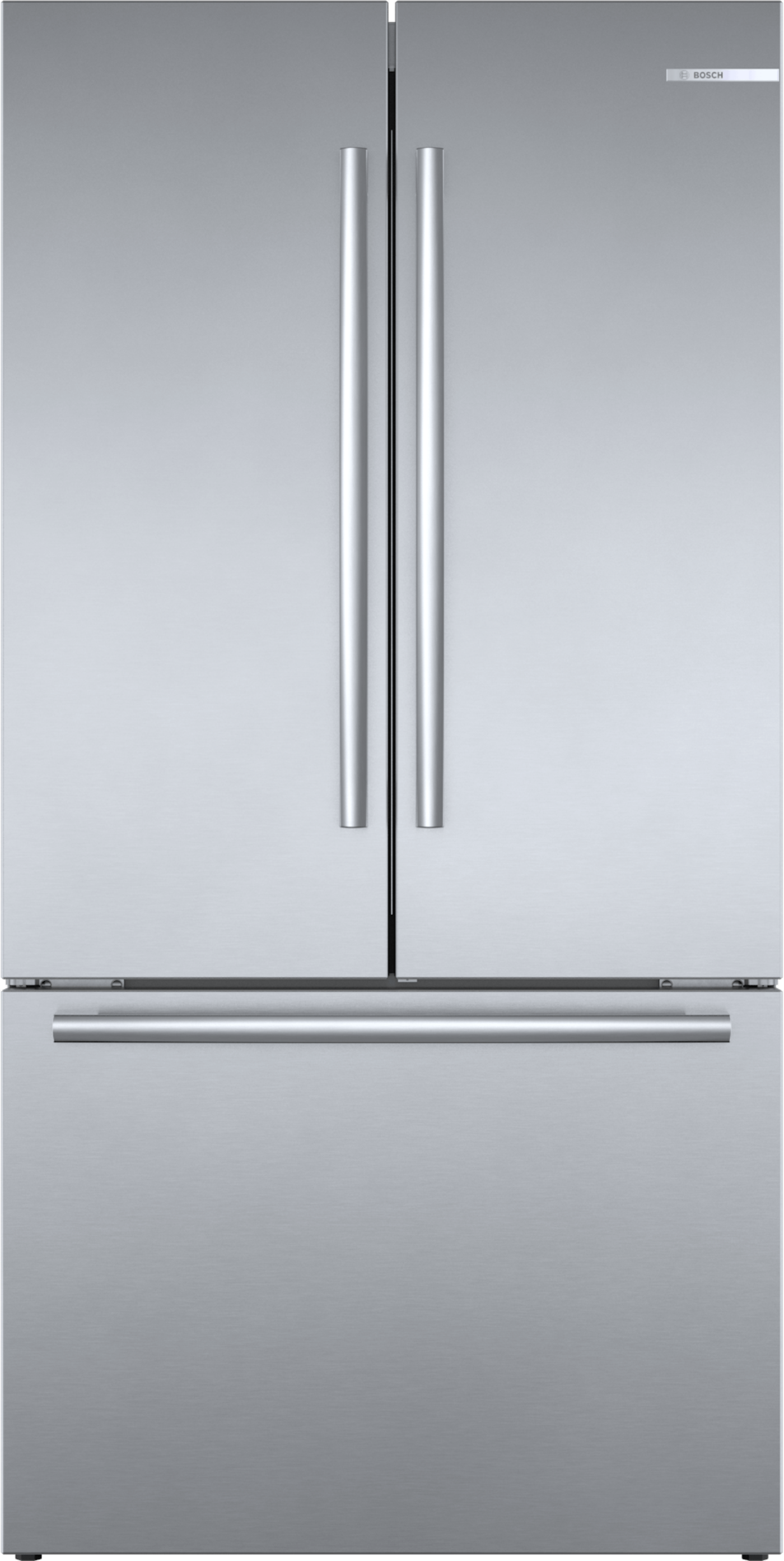 BOSCH B36CT80SNS 800 Series, French Door Bottom freezer, multi door, 36'', Brushed steel (with anti-fingerprint) in Stainless Steel - B36CT80SNS