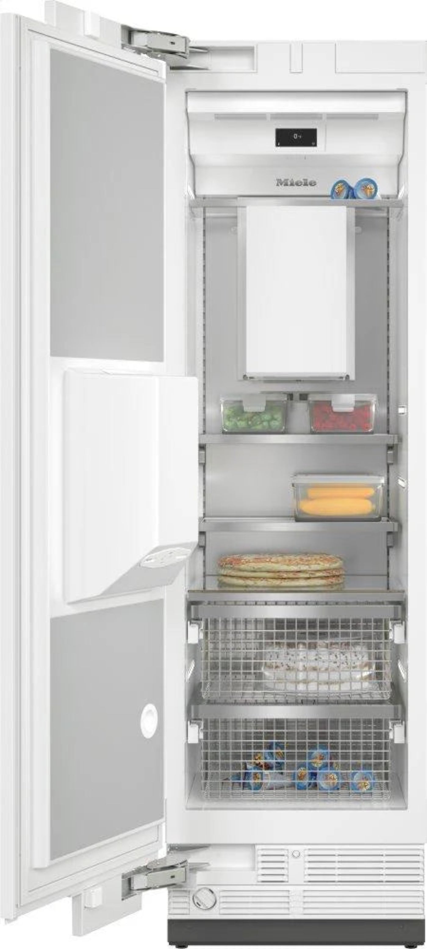 MIELE F2672VI F 2672 Vi - MasterCool™ freezer For high-end design and technology on a large scale. Custom Panel Ready - F2672VI