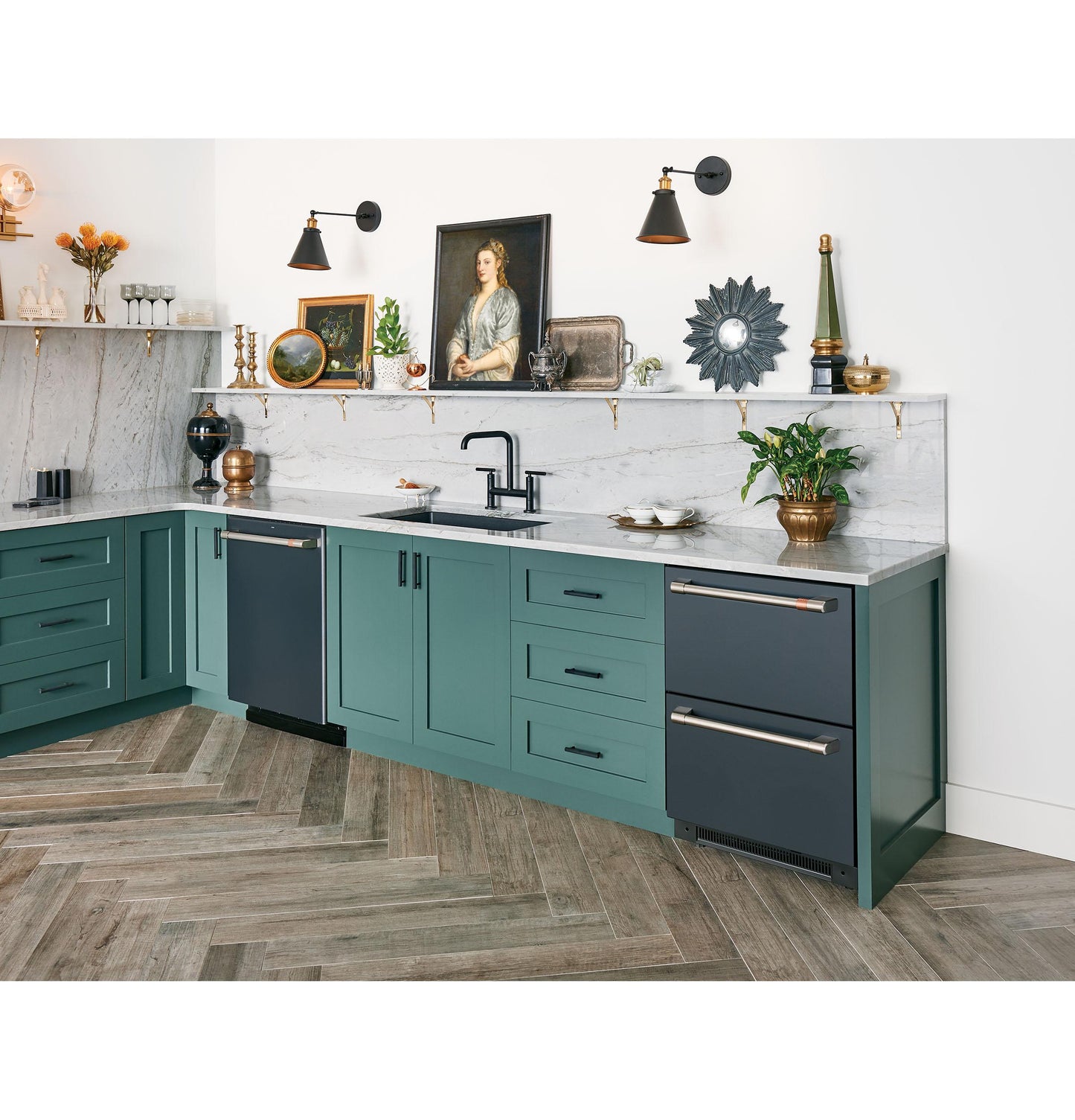 CAFE CDE06RP3ND1 CAFé 5.7 Cu. Ft. Built-In Dual-Drawer Refrigerator Black - CDE06RP3ND1