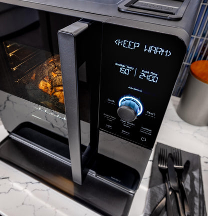 GE APPLIANCES P9SBAAS6VBB GE Profile™ Smart Indoor Pellet Smoker Black - P9SBAAS6VBB