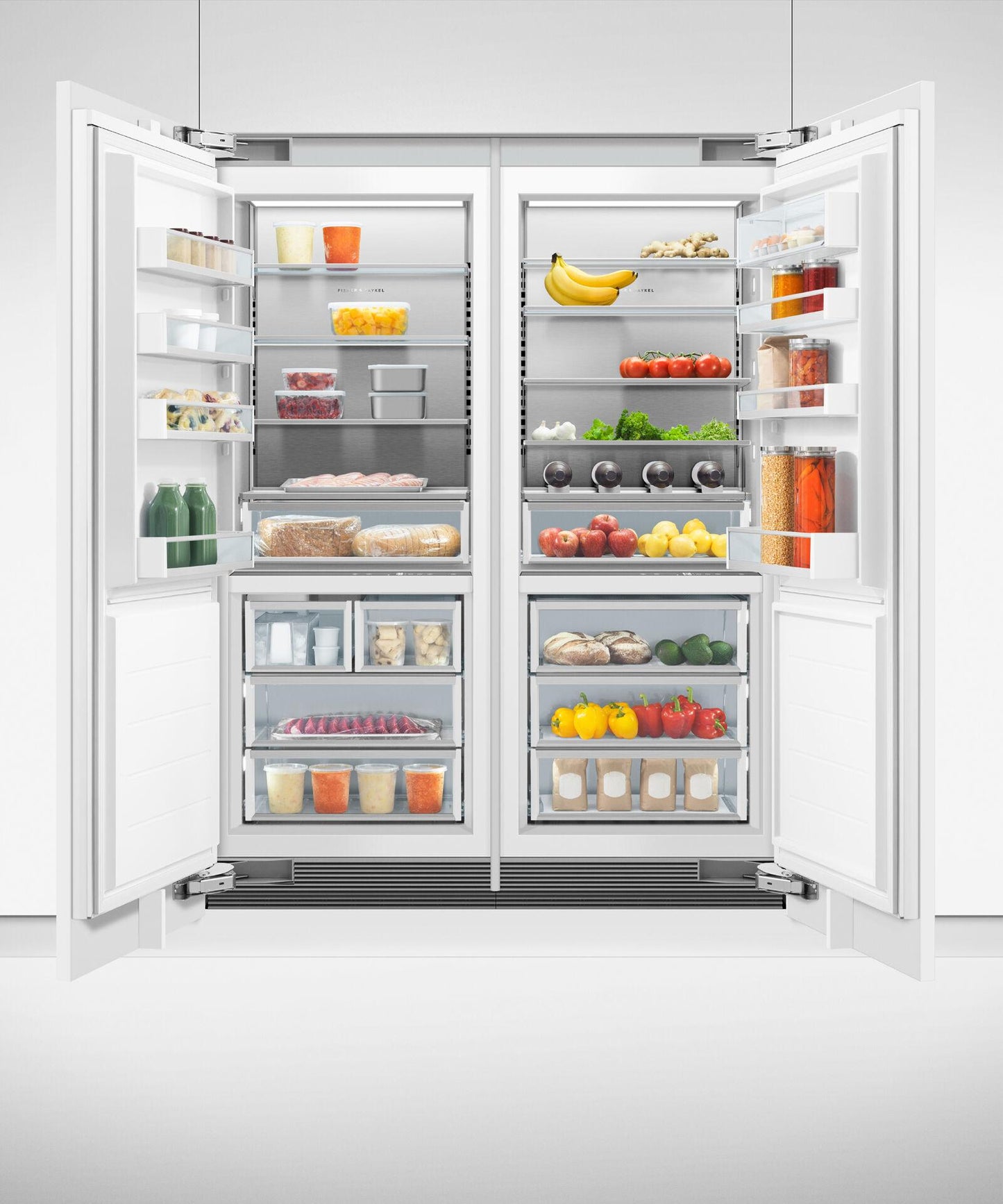 FISHER & PAYKEL RS1884FLJK1 18" Series 9 Integrated Column Freezer Custom Panel Ready - RS1884FLJK1