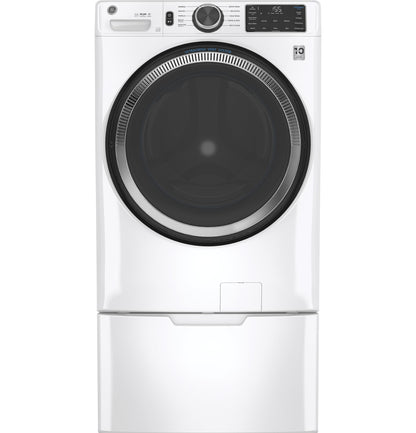 GE APPLIANCES GFW550SSNWW GE® ENERGY STAR 4.8 cu. ft. Capacity Smart Front Load  Washer with UltraFresh Vent System with OdorBlock™ and Sanitize w/Oxi White - GFW550SSNWW