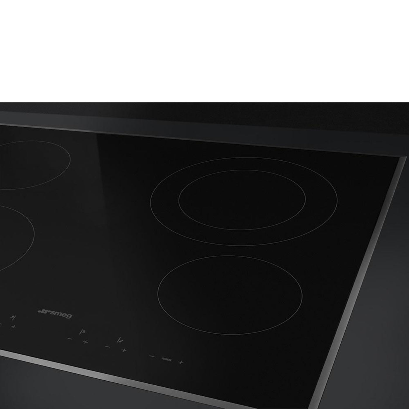 SMEG SEU244ETB Cooktop Black SEU244ETB Black - SEU244ETB
