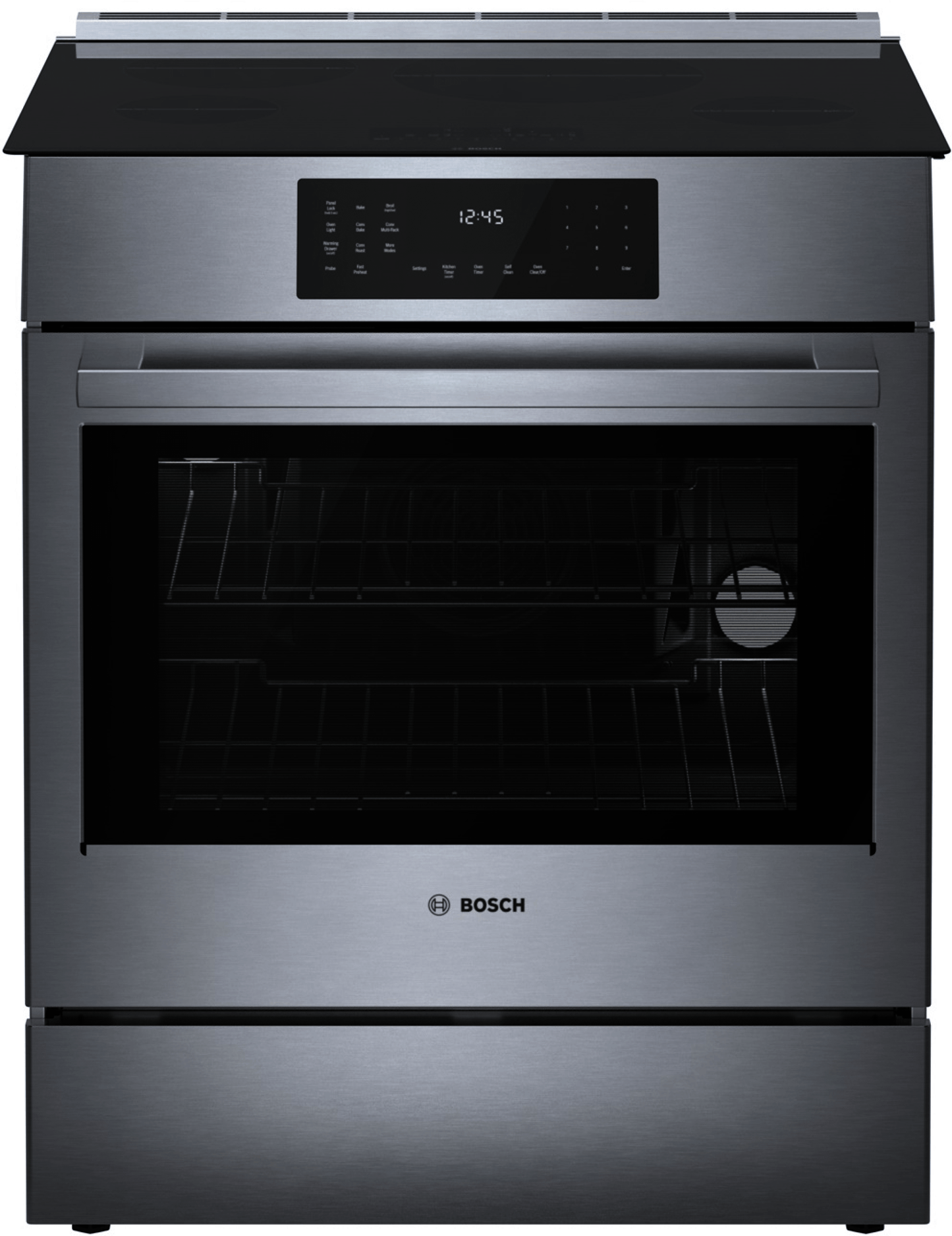 BOSCH HII8057U 800 Series, Induction slide-in range, 30'' in Stainless Steel - HII8057U