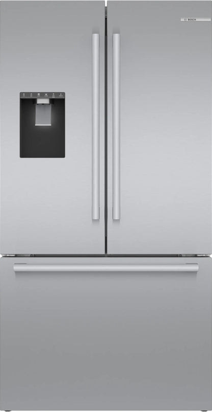 BOSCH B36CD50SNS 500 Series French Door Bottom Mount Refrigerator 36" Stainless steel (with anti-fingerprint), Total No Frost in Stainless Steel - B36CD50SNS