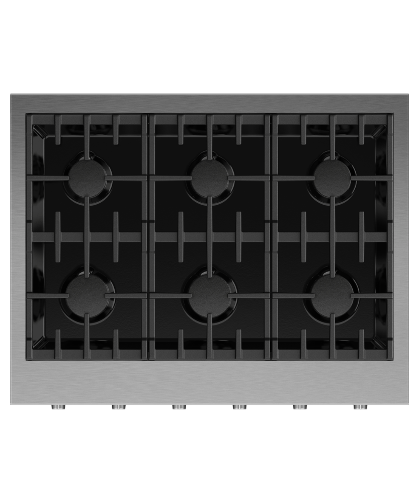 FISHER & PAYKEL CPV3366N 36" Series 9 6 Burner Gas Rangetop in Stainless Steel - CPV3366N